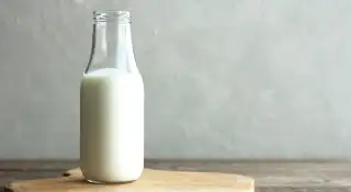 Flaske med mælk