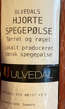 Billede af Ulvedals Hjorte Spegepølse.