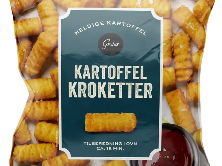 Billede af pakke med kartoffel kroketter
