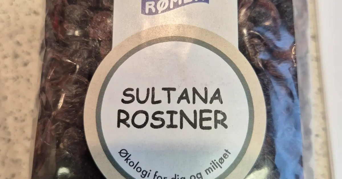 Rømer Økologiske Sultana rosiner