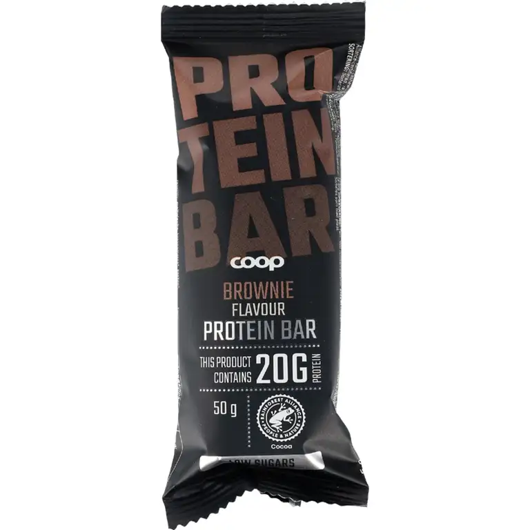 Proteinbar med brownie flavour