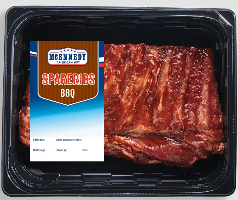 Billede af tilbagekaldte spareribs