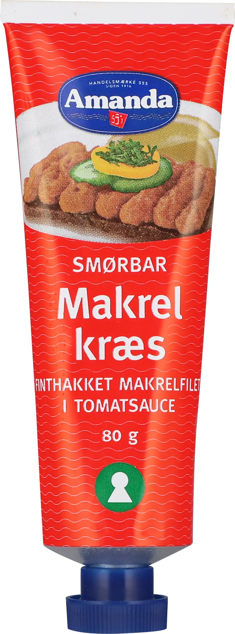 Produktbillede: Metalstykker i tuber med Makrelkræs